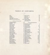 Table of Contents, Tama County 1875